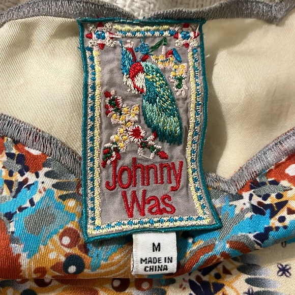 Johnny Was silk blouse - Picture 3 of 8